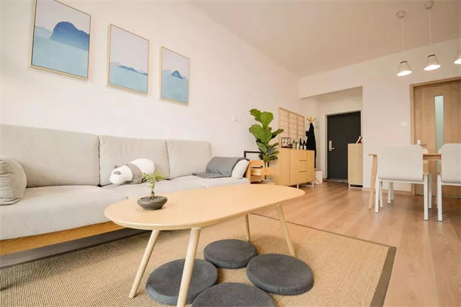 60㎡小戶型日式原木兩居室，裝出90㎡的效果！